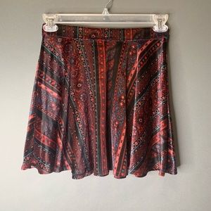 Hollister velvet skirt size small